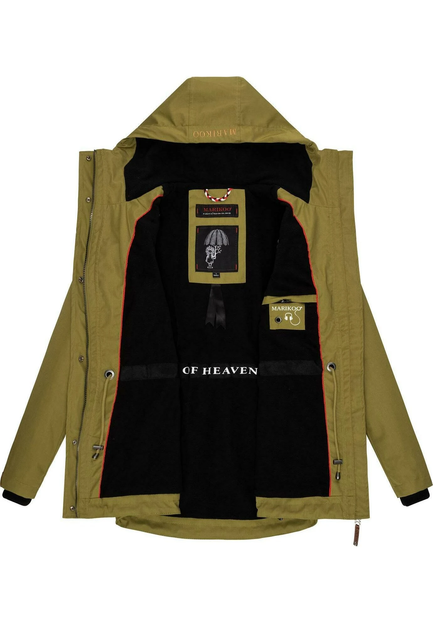 Marikoo Babetaa - Parka - Moss Green 7 Marikoo Babetaa - Parka - Moss Green - Imagen 5