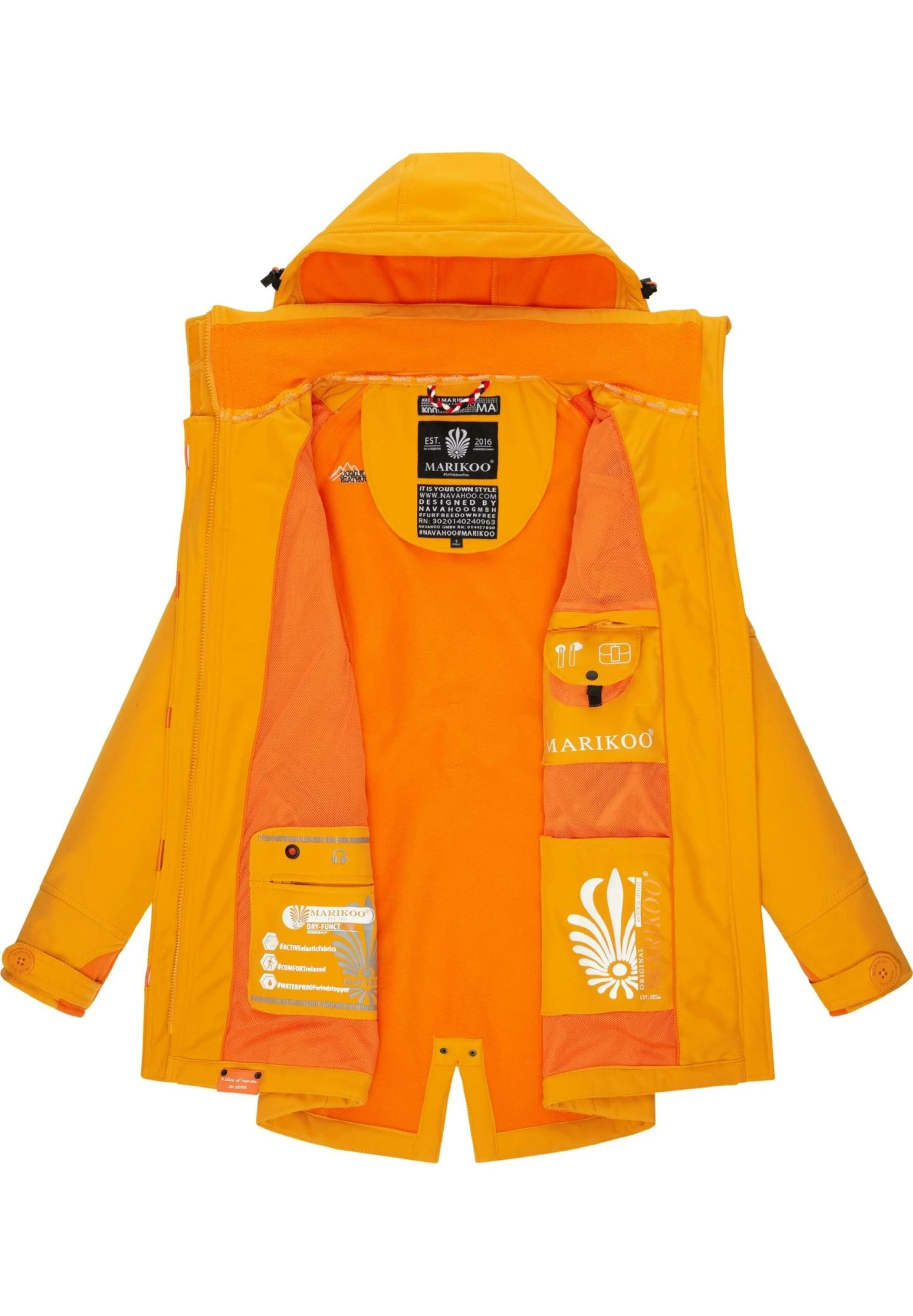Marikoo Soulinaa - Parka - Amber Yellow 6 Marikoo Soulinaa - Parka - Amber Yellow - Imagen 4