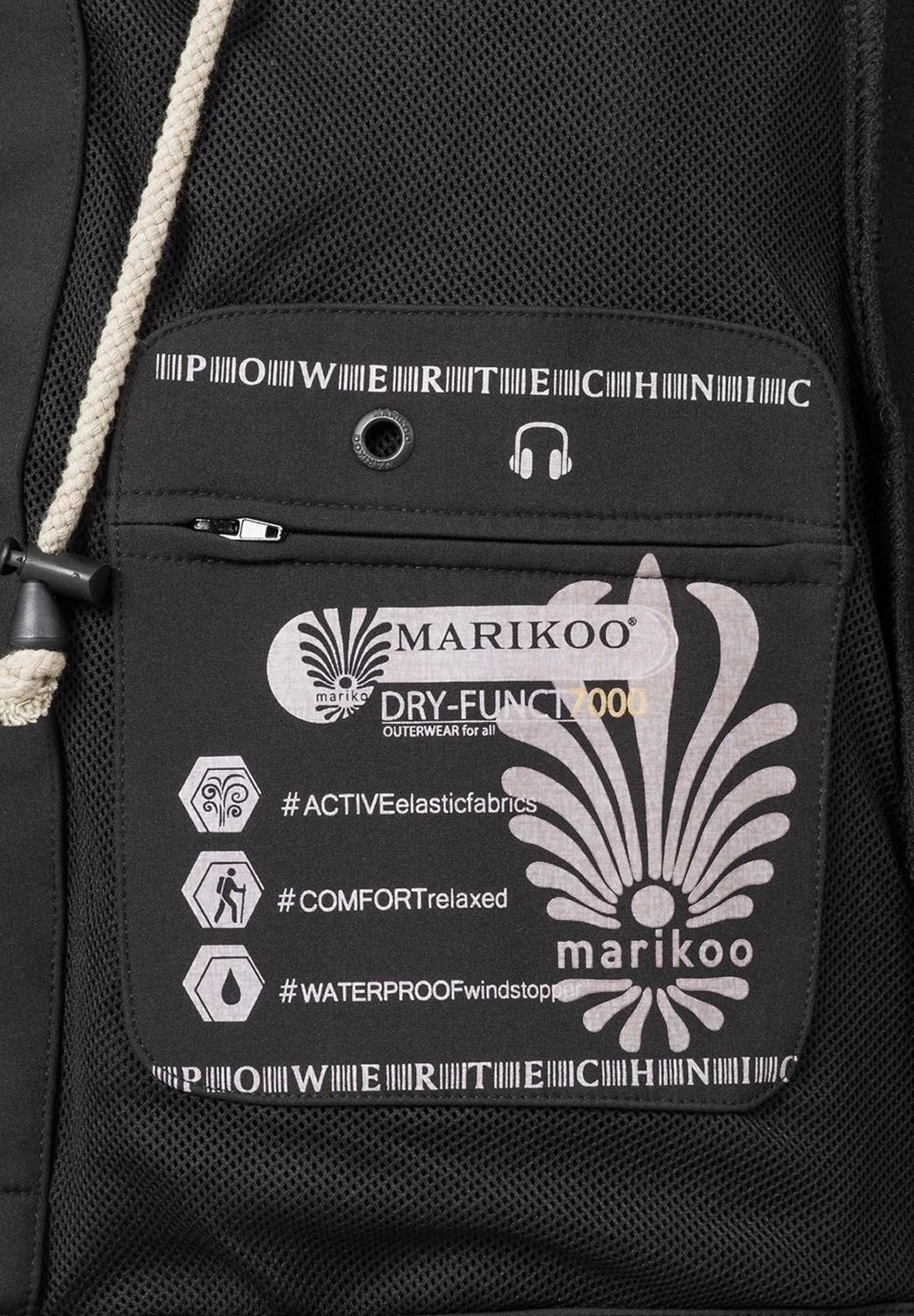 Marikoo Zimtzicke - Parka - Black 8 Marikoo Zimtzicke - Parka - Black - Imagen 6