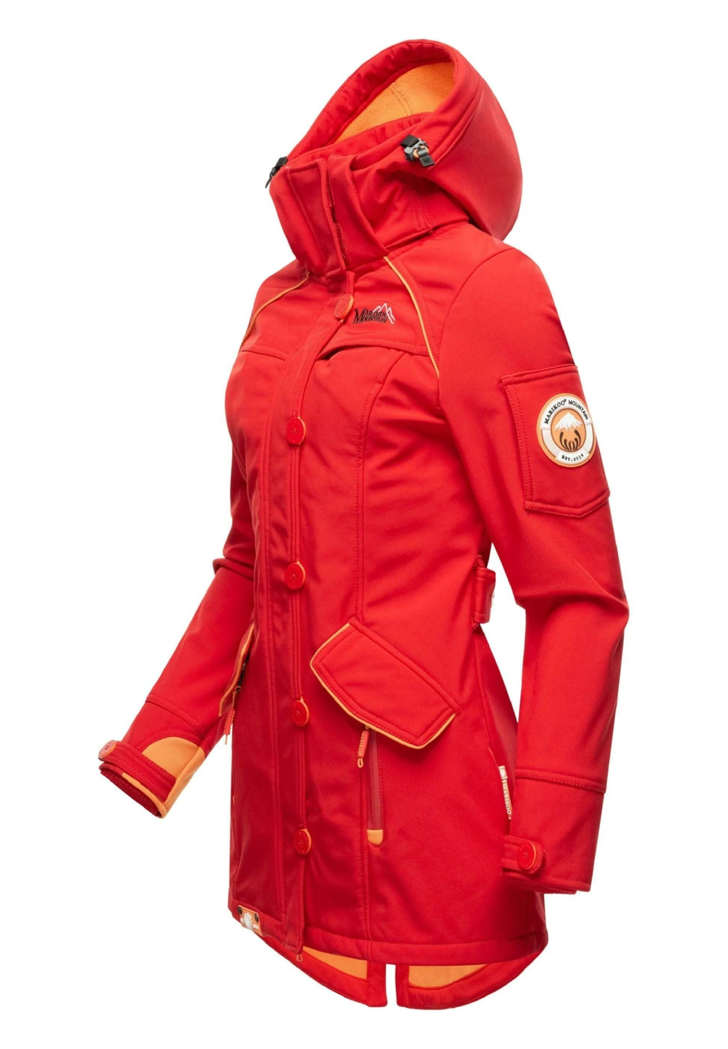 Marikoo Soulinaa - Parka - Light Red 4 Marikoo Soulinaa - Parka - Light Red - Imagen 2