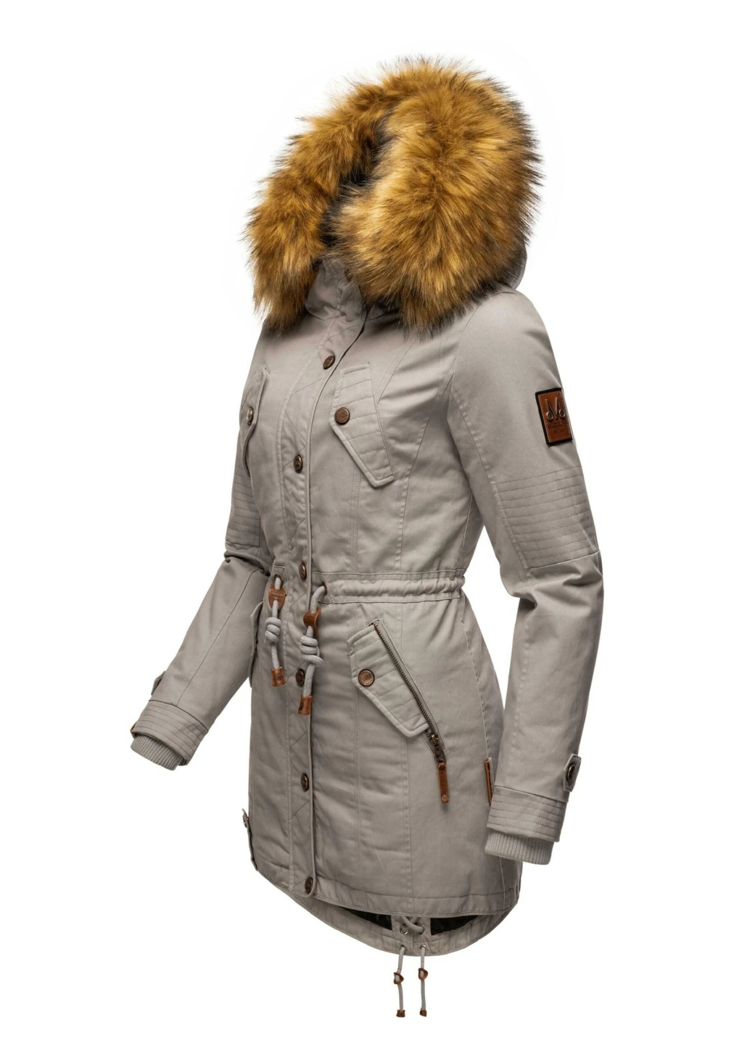 Marikoo Viva- Abrigo De Invierno - Zinc Grey 4 Marikoo Viva- Abrigo De Invierno - Zinc Grey - Imagen 2