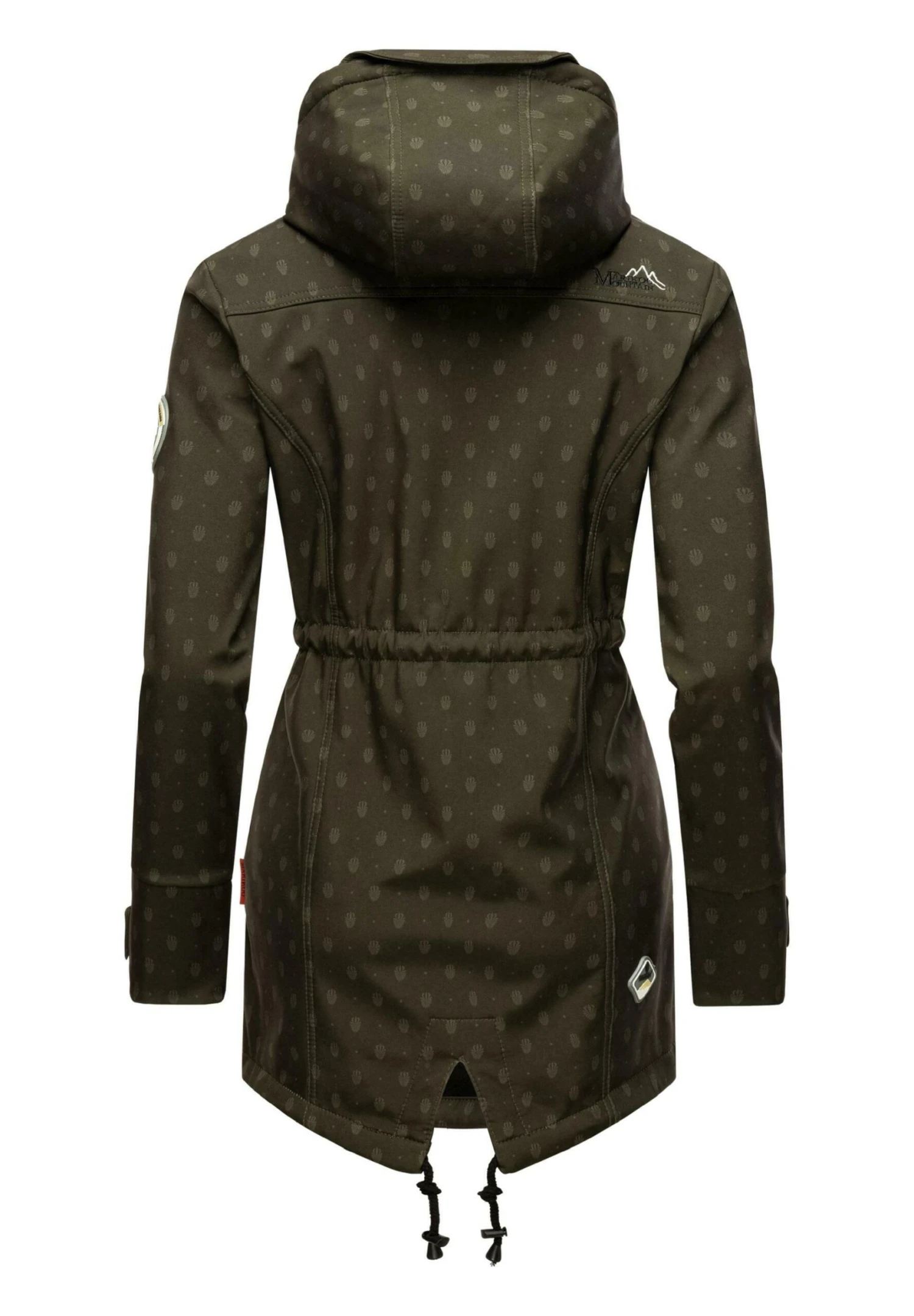 Marikoo Zimtzicke - Parka - Dark Olive W Print 4 Marikoo Zimtzicke - Parka - Dark Olive W Print - Imagen 2