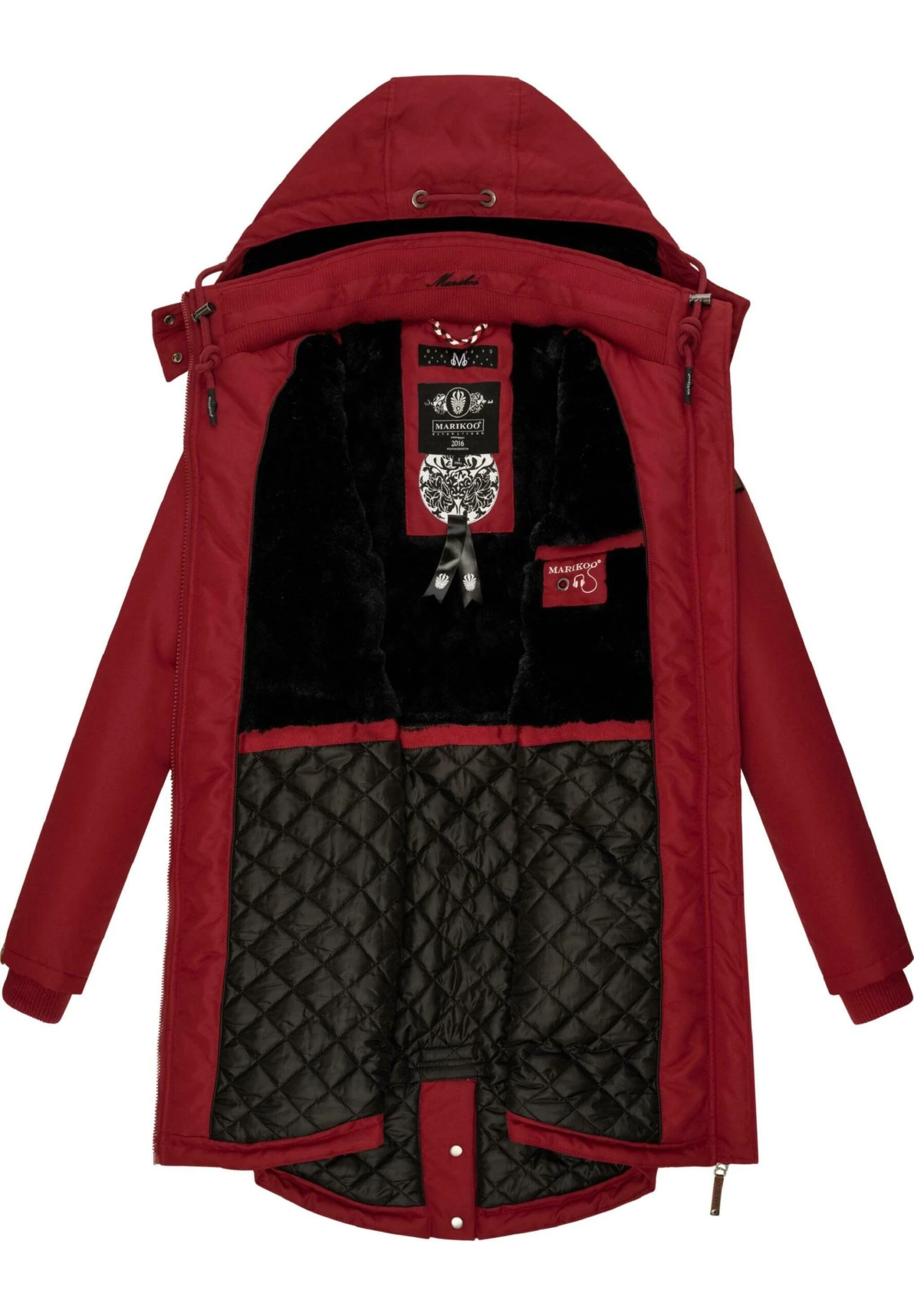 Marikoo Kamii - Abrigo De Invierno - Blood Red 5 Marikoo Kamii - Abrigo De Invierno - Blood Red - Imagen 3