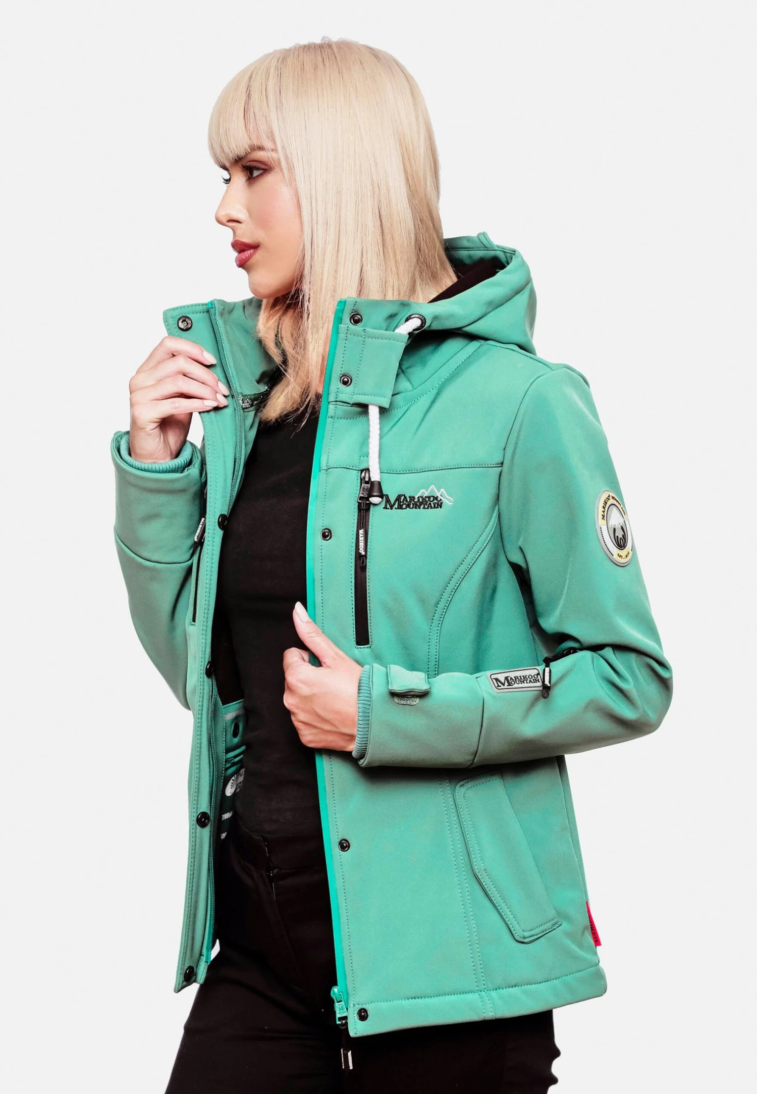 Marikoo Funktions - Chaqueta Outdoor - Aqua Green 6 Marikoo Funktions - Chaqueta Outdoor - Aqua Green - Imagen 4