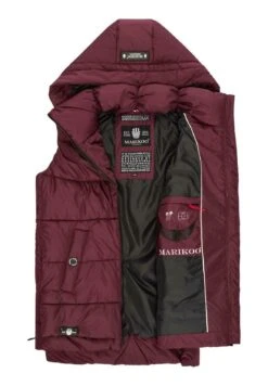 Marikoo Zarinaa - Chaleco - Wine -Marikoo 7ff84937389c4d95ae65ada2a00b9a29