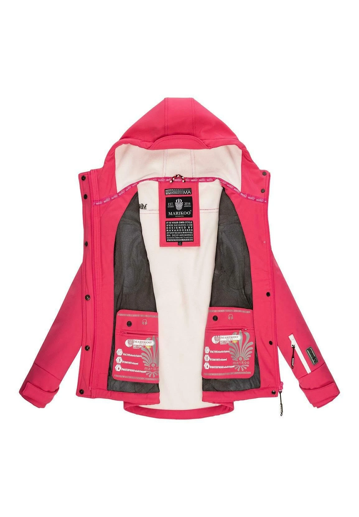 Marikoo Funktions - Chaqueta Outdoor - Pink 5 Marikoo Funktions - Chaqueta Outdoor - Pink - Imagen 3