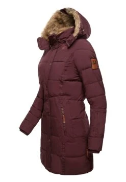 Marikoo Lieblings - Abrigo De Invierno - Dark Red Melange -Marikoo 9f22bee11a044d7ab4ce2383140ee447