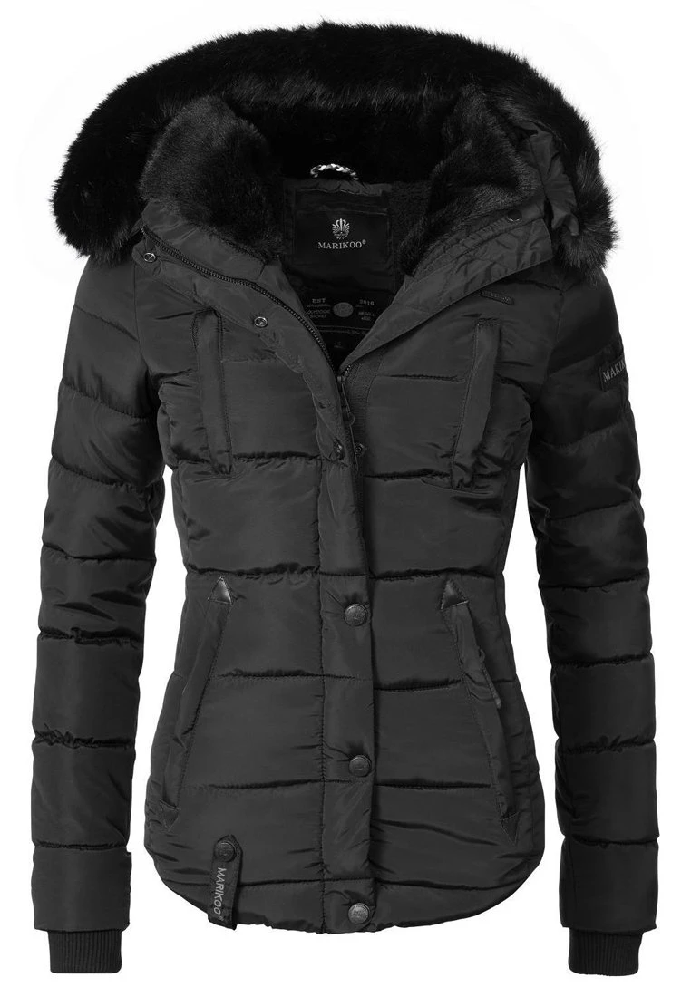 Marikoo Lotusblüte - Chaqueta De Invierno - Black 3 Marikoo Lotusblüte - Chaqueta De Invierno - Black