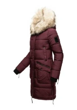 Marikoo Chaskaa - Abrigo De Invierno - Dark Red Melange -Marikoo a1784c43fc014f7d92217fa4915eb9ec