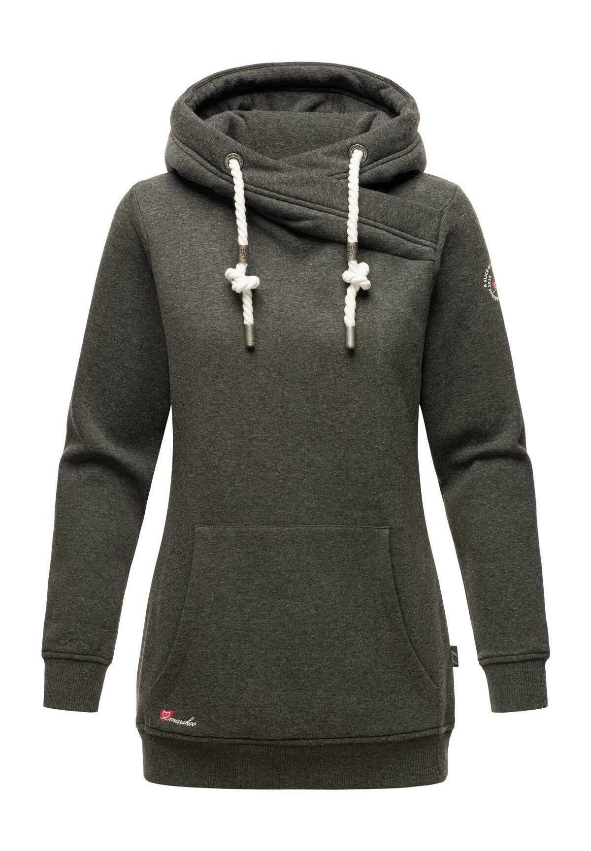 Marikoo Izuyaa - Jersey Con Capucha - Dark Grey Melange 6 Marikoo Izuyaa - Jersey Con Capucha - Dark Grey Melange - Imagen 4