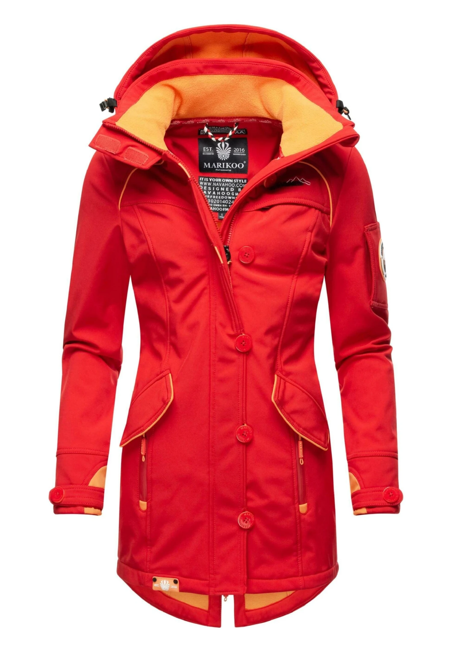 Marikoo Soulinaa - Parka - Light Red 3 Marikoo Soulinaa - Parka - Light Red