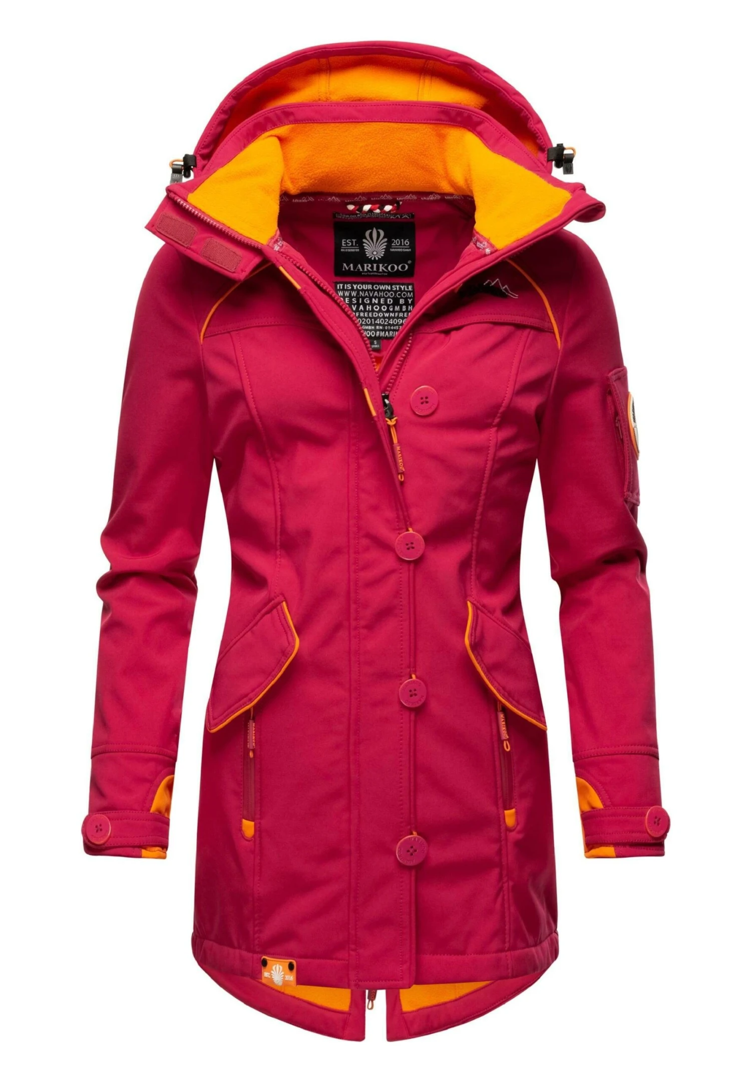 Marikoo Soulinaa - Parka - Fuchsia 7 Marikoo Soulinaa - Parka - Fuchsia - Imagen 5