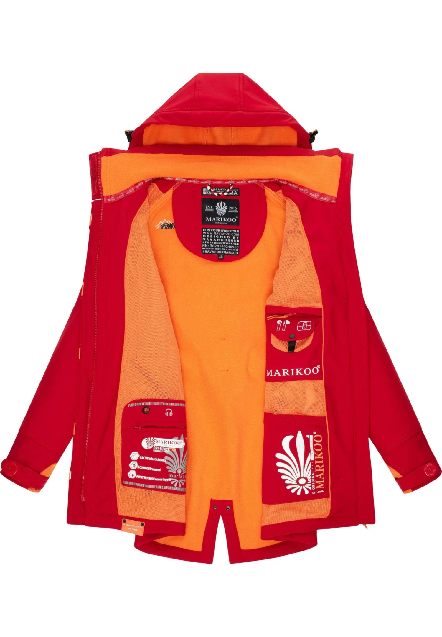 Marikoo Soulinaa - Parka - Light Red 6 Marikoo Soulinaa - Parka - Light Red - Imagen 4